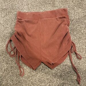 Zara Rust Drawstring Skorts